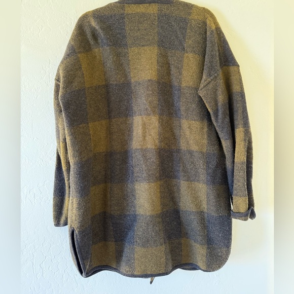 Madewell Buffalo Check Merino Sweater Jacket - Picture 10 of 10
